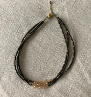 Vintage Y2K seed bead choker necklace thumbnail 1
