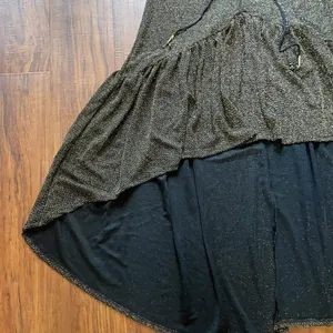 NWT Urban‎ outfitters Ecoté high low gold shimmer dress size medium thumbnail 5