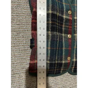 Talbots Wool Vest Women’s Small Petite Vintage Plaid Academic Prep Equestrian thumbnail 6