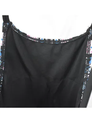 Mossimo Pink Blue Black Floral Criss Cross Back One Piece Swimsuit Size Medium thumbnail 6