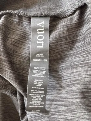 Vuori - Lux Harem Pants Gray High Rise Tapered Athleisure Yoga Sz M thumbnail 6