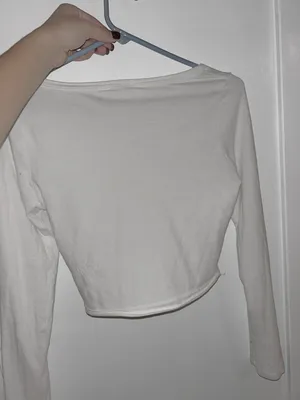 White Long Sleeve Too Size M thumbnail 2