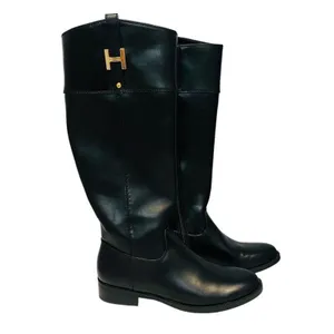 Tommy Hilfiger Womans 7.5 Twiyris Knee High Boots Black Cushioned Insole Black‎ thumbnail 3