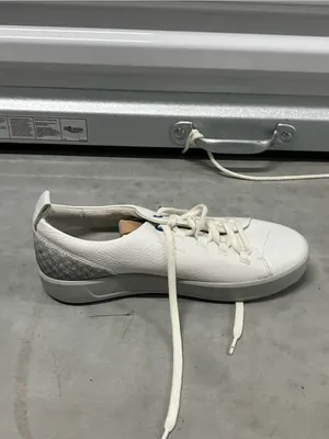 ECCO soft white leather golf sneakers thumbnail 4