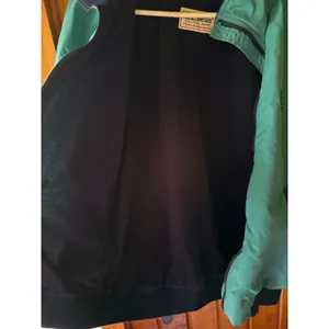 Vintage L.L. Bean Teal Bomber Jacket – Retro 90s Windbreaker‎ Zip Up Outerwear thumbnail 5