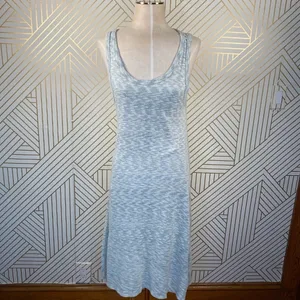 Anthropologie Sol‎ Angeles Space-Dyed Dress Tank Sleeveless Green Size Small thumbnail 3