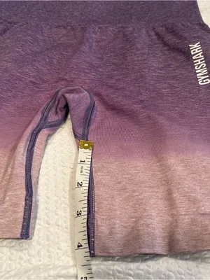Gymshark purple ombre shorts size S women thumbnail 5