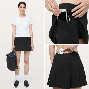 Lululemon Pace Rival Skirt (Tall) 15" in Black Size 2 Tall thumbnail 5