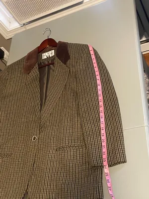 Vintage Fundamental Things Houndstooth Wool Blend Sport Coat/Blazer thumbnail 9