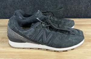 New Balance 696 Summer Utility Charcoal Grey Suede Sneakers WL696BY Womens 7 thumbnail 1
