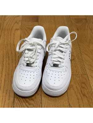Nike US 5.5 Women's Nike Air Force 1 White Casual Shoes thumbnail 5