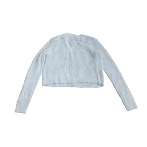 Dazy Fuzzy Knit Cropped Button Cardigan SZ S Contemporary Streetwear Y2K Trendy thumbnail 2