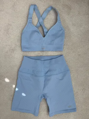 Alo Ripped Bra/Shorts thumbnail 1