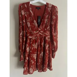Lulu’s Women’s Dress Autumn Dreams Floral Print NWT thumbnail 4