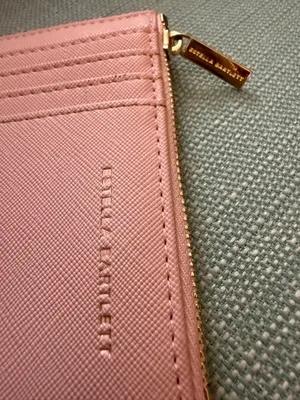 Estella Bartlett Pink Vegan Leather Card Purse thumbnail 3