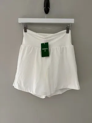 NWT Halara SoftlyZero Airy 2-in-1 Yoga Shorts 5 Inch White Women’s M thumbnail 3