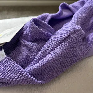 NEW Luca + Grae Womens Purple High Waist Bikini Bottom Medium NWT thumbnail 7