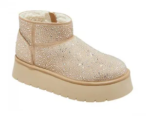 NWT wild fable Missy Platform Booties with Memory Foam Insole Beige Brown 6M thumbnail 1