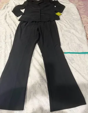 Duet Designs Women's Black 2-Piece Pant Suit Petites Size S thumbnail 1