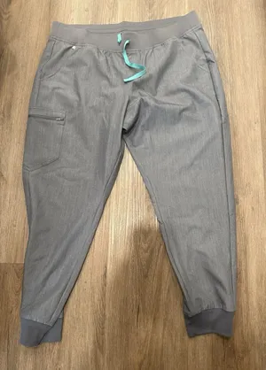 FIGS HW Zamora Jogger Scrub Pants Technical‎ Collection Size XXL Gray thumbnail 1