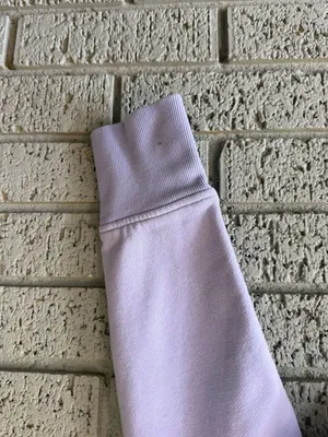 Lululemon Scuba Full-Zip Cropped Hoodie Lilac Smoke Purple Size 8 thumbnail 6