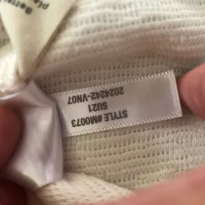 Madewell White Tie Knot Blouse Tank Top Size XS NWOT thumbnail 7