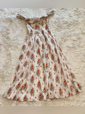 NEW DÔEN Clea Print Sleeveless Organic Cotton Maxi Dress sz S thumbnail 5
