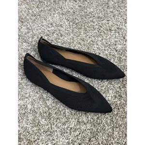 Everlane Black ReKnit 40 Hour Pointed Toe Ballet Flats US 11 thumbnail 4