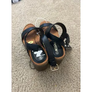 Mossimo sandals chunky shoes size 9m woman black brown cute unused heavy unused thumbnail 5