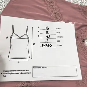 Love Tree Y2K Babydoll Cami Tank Top Women Small Pink Soft Girl Coquette Romantic Dainty‎ thumbnail 13