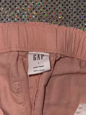 GAP Light Pink Easy Pant Cargo Large LNC thumbnail 3