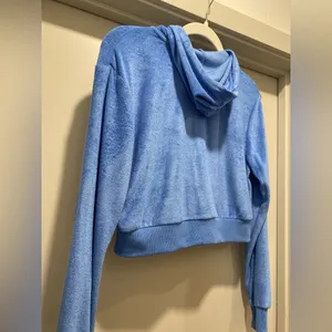 LIKE NEW Target Colsie Terry Cloth Blue Zip-Up Hoodie - S thumbnail 6