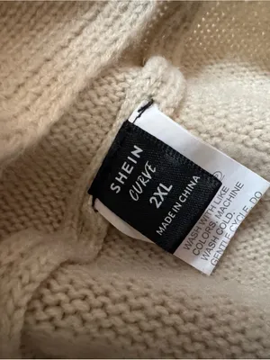 SHEIN Cream 'COFFEE BEACH REPEAT' Graphic Pullover thumbnail 4