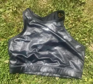 Nike Black Camouflage Pull Over sports bra medium Activewear Yoga Running #1200 thumbnail 1