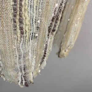 Y2K Cream Scarf Casual Festival Versatile Beachy‎ Bohemian Earthy Arty Hippie thumbnail 3