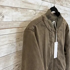 NWT‎ Young Fabulous Broke YFB Womens L Jacket Reversible Bomber Crop Army Green thumbnail 7