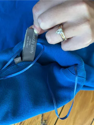 Sweaty Betty Escape Luxe Fleece Hoodie size XS in color lightening blue thumbnail 7