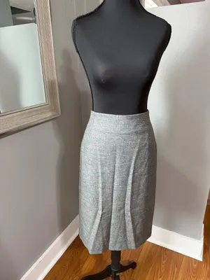 Reiss Elly Gray Pencil MIDI Skirt Size 8. thumbnail 2