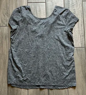 Champion Gray Short Sleeve Relaxed T-Shirt thumbnail 1