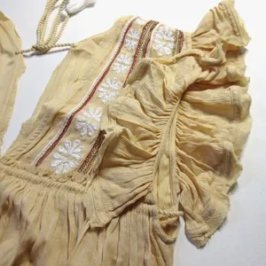 NWT Free People Will Wait For You Midi in Garbanzo Bean Combo Dress XS thumbnail 6