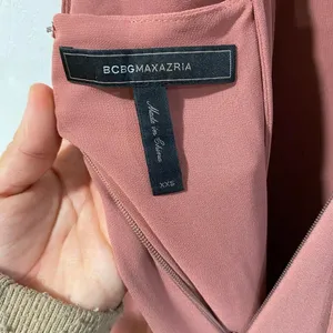 BCBGMAXAZRIA Dacey High Low Dress XXS Dusty Rose Mauve Formal Gown thumbnail 3