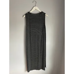 Madewell Black White Stripe Sleeveless Maxi Dress Size‎ S Minimalist Nautical thumbnail 3