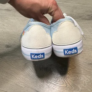 Keds x Sunnylife‎ Kickstart Rainbow Light Blue Canvas Sneakers Womens Size 7 thumbnail 3