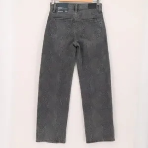 American Eagle Stovepipe High Rise‎ Jeans Womens Size 00 Grey Snake Grunge NWT thumbnail 4