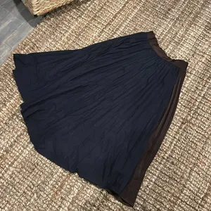 Till Navy N Brown Pleated Midi Skirt Size Small thumbnail 2