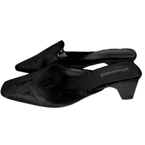 Jeffrey Campbell Jenae‎ Black Velvet Mules thumbnail 5
