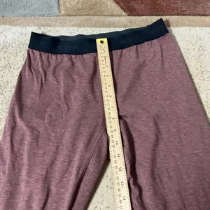 REI Co-op Base Layer Thermal Leggings Womens Medium Maroon Hiking Tights Base thumbnail 4