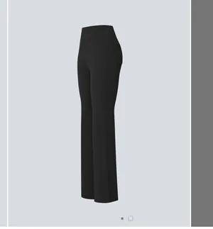 Flex High Waisted Back Side Pocket Slight Flare Work Pants thumbnail 3