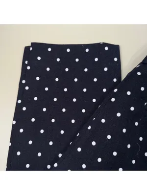 J.Crew Winnie City Fit Women’s Navy White Polka Dot Ankle Pants Size 6 NWT thumbnail 3