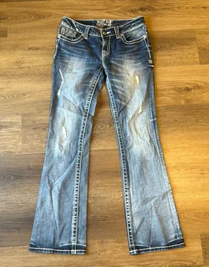 Miss me easy bootcut denim jeans size 28 ladies the M series thumbnail 1